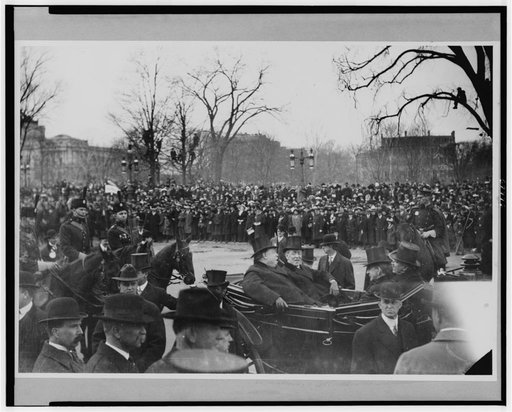 Wilson and Taft arrive at Capitol