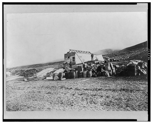 Commander Peary's headquarters in North Greenland, Sept. 1909