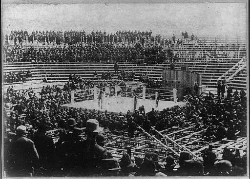 Boxing match: Corbett - Fitzsimmons fight