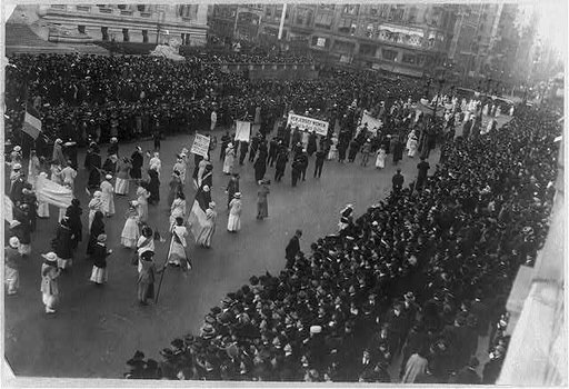 Suffrage parade, NYC, Oct. 23, 1915