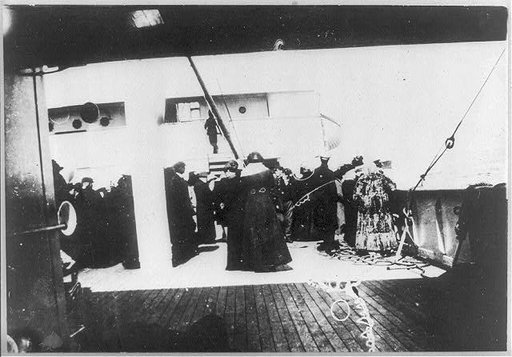 Survivors of TITANIC aboard CARPATHIA