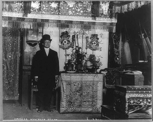 Chinatown, N.Y.C. - Chinese New Year feast, Feb. 2, 1916