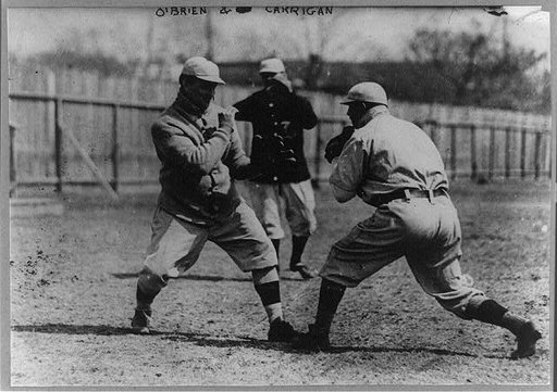 Thomas "Buck" O'Brien vs. Bill Carrigan, Boston AL (baseball)