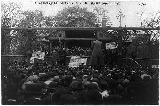 Alexander Berkman speaking in Union Square