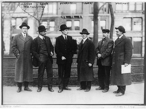 The I.W.W. Committee with Sullivan, Caron, Flunkett, Turner, and Woolman
