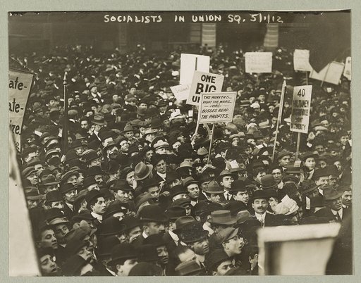 Socialists in Union Square, N.Y.C.