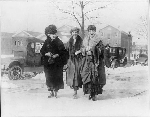 Mesdames David Elkings, J.W. Beckham, and S.P. Spencer