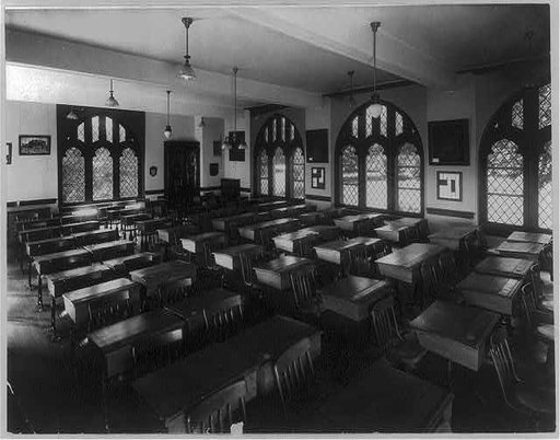 Classroom in St. Alban's school for boys, Washington, D.C.