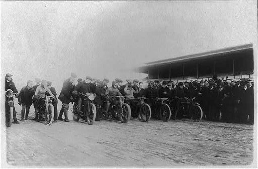 Motorcycle race at Laurel, Maryland