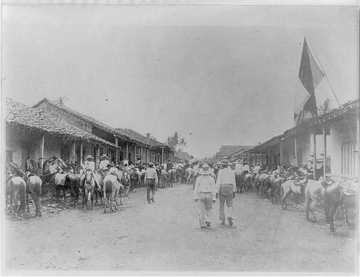 Panama, Province of Chiriqui, Main Street, city of David on presidential election day