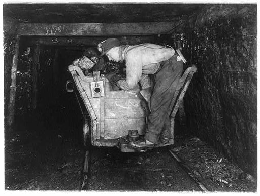 Coal mining scenes