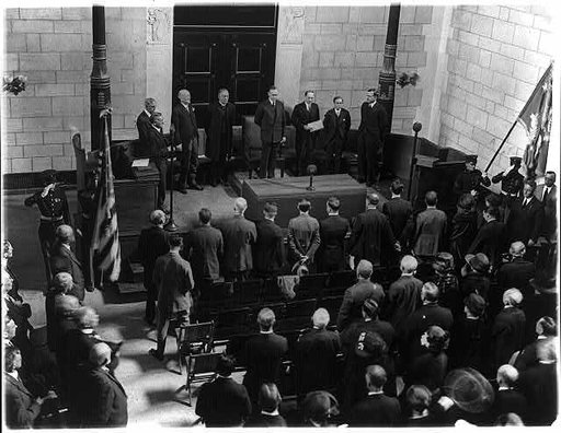 Calvin Coolidge at the Nat'l Academy of Science & Research Council