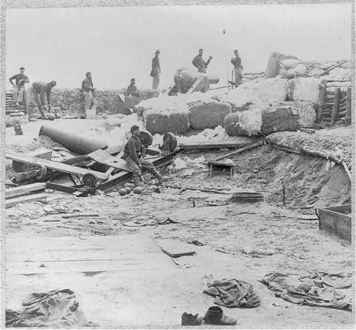 Confederate fortifications, Yorktown, Va.