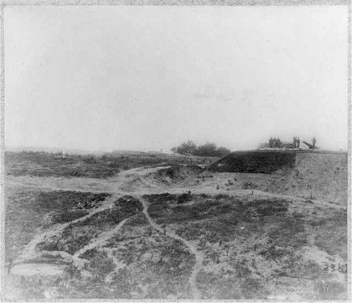 Siege of Yorktown, Va.: Confederate fortifications