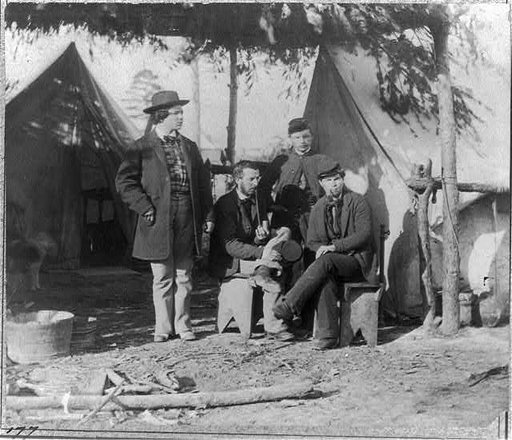 Clerks in Office of Assistant Adjutant General, Headquarters of Army of Potomac, Falmouth, Virginia