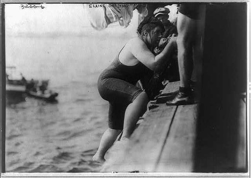 Swimming - Elaine Golding, Feb. 12, 1915