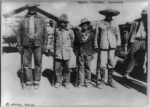 Carranzista rebels near Chihuahua