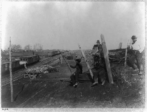 Manassas Junction, Va., after its evacuation by the Confederates