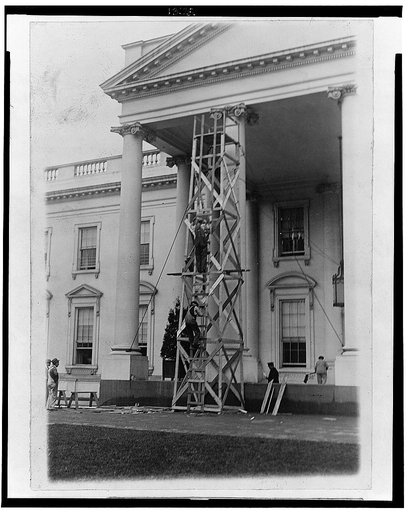 The White House is undergoing its annual inspection and repair