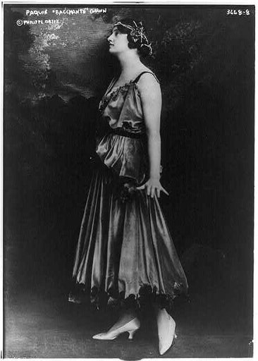 Paquin "Bacchante" gown