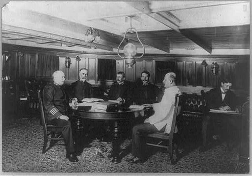 Naval court of inquiry on destruction of the MAINE