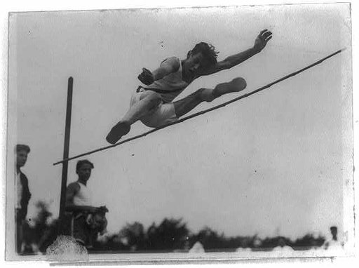 Harry Schiavone, of Twin Oaks, runner up in 100 lb. class high jump