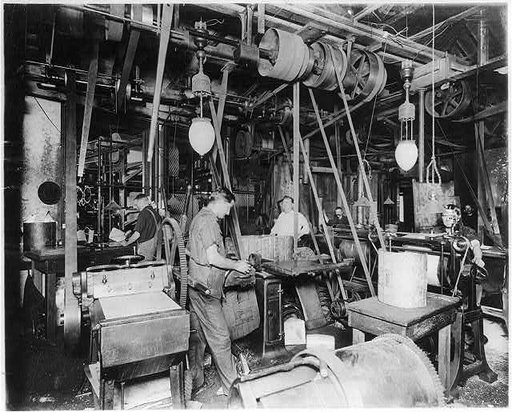 Newspaper publishing - Electro Dept., N.Y. Herald