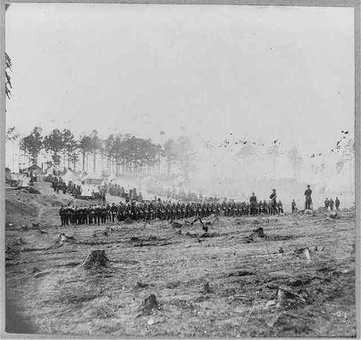 Guard mounting, 114th Pa. Infantry, Headquarters, Army of Potomac, Brandy Station, Va., April 1864