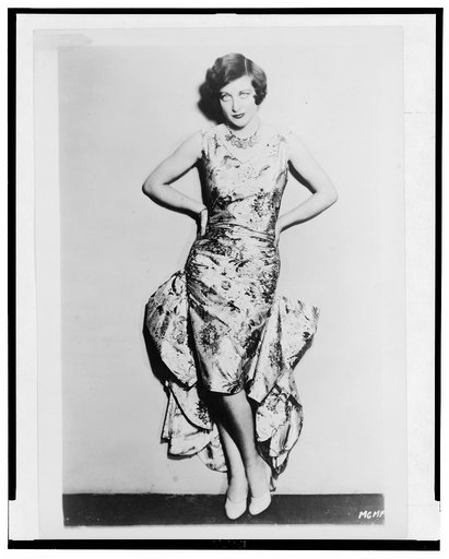 Joan Crawford, full-length portrait, standing, facing front