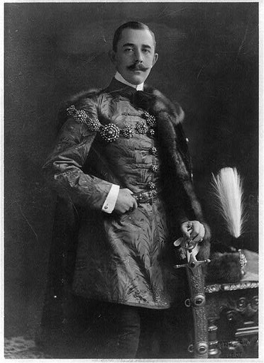 Vanderbilt-Szechenyi wedding - Official portrait of Count Szechenyi, made just before he married Gladys Vanderbilt