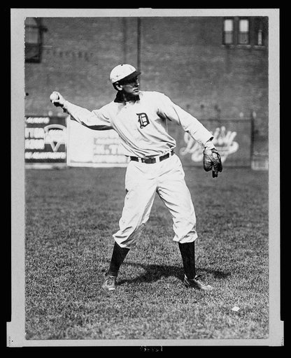 Ed Summers, Detroit Baseball Club pitcher, full-length portrait, in uniform, facing right