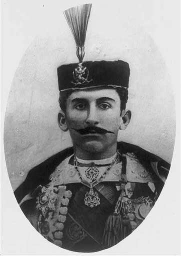 Prince Peter of Montenegro, head-and-shoulders portrait, facing front