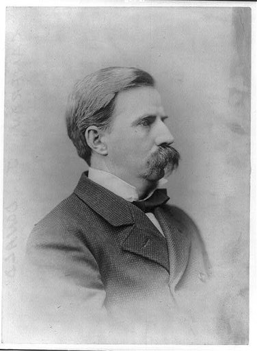J. Donald Cameron, head-and-shoulders portrait, right profile