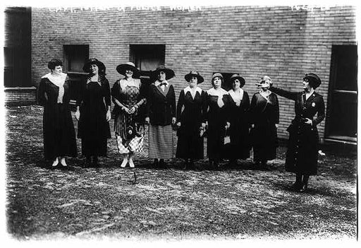 Police Women - Capt. Edyth Totten and women police reserve. New York City