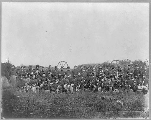 Company K, 93rd New York Infantry, at Bealton [i.e., Bealeton], Virginia, August 1863