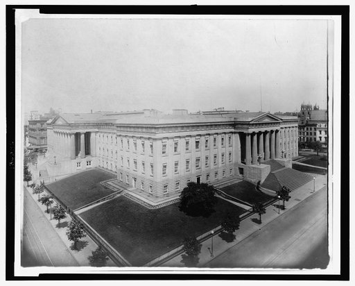 Aerial view of the U.S. Patent Office, Washington, D.C.