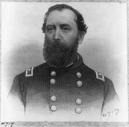 Thomas E. Rose, head-and-shoulders portrait, facing left, Colonel, 77th, Pennsylvania