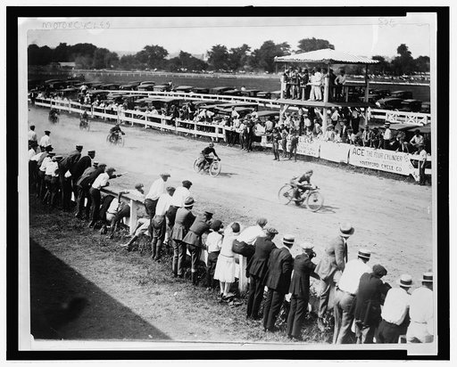 Unidentified motorcycle race, probably in the Washington, D.C. area
