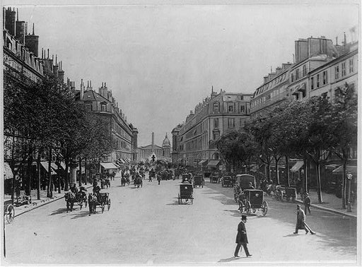 France - Paris - Looking down Rue Royale