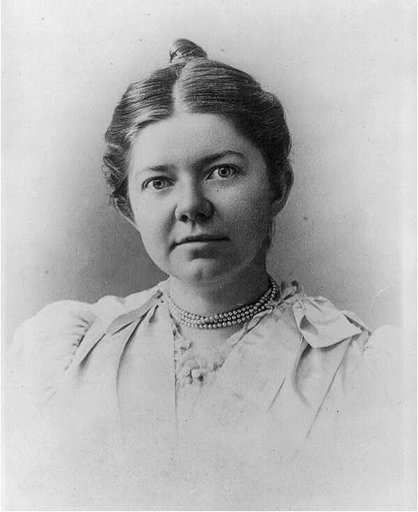 Amy March (Cheney) Beach, 1867-1944, head and shoulders, facing slightly left