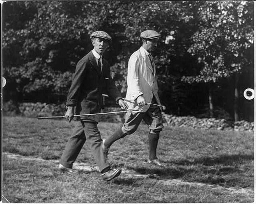 Sports - golf. Tom Vardon and Fred McLeod
