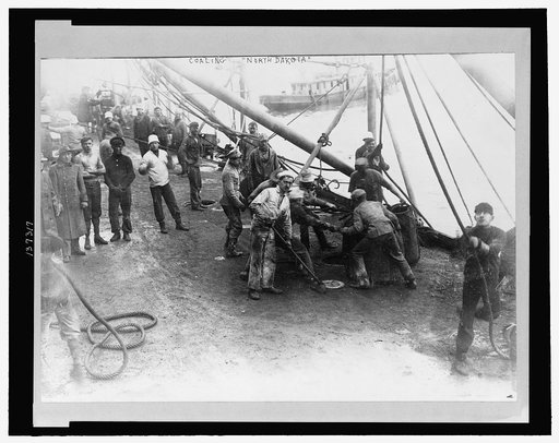 Coaling "North Dakota"