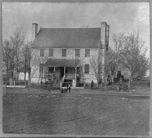 Grigsby House, Centreville, Va. Headquarters of Gen. Johnston, CSA. March 1862
