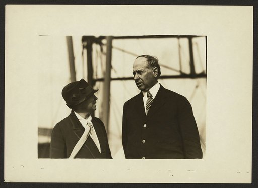 Thaddeus Horatius Caraway, Senator from Arkansas, and Hattie Wyatt Caraway, half-length portrait, standing, facing each other
