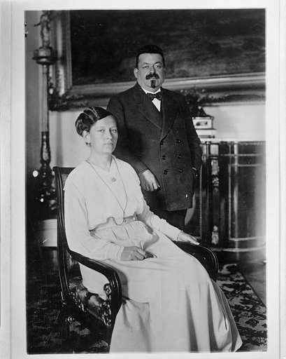 President Ebert and wife