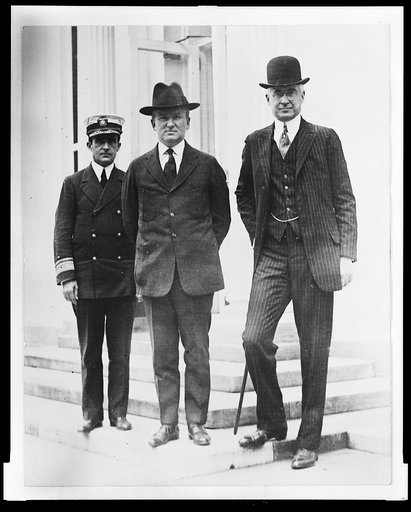 Dr. Grayson, Mr. Tumulty and Barney Baraugh [i.e., Bernard Baruch