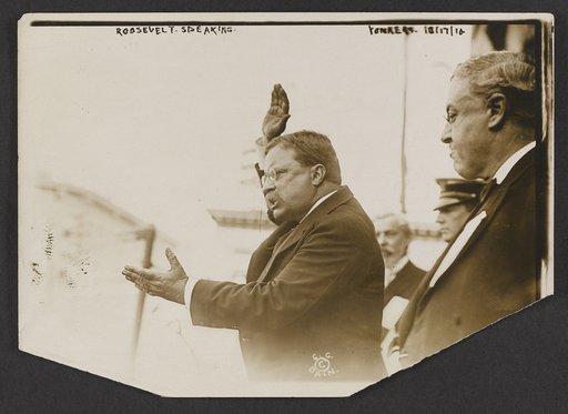 Roosevelt speaking, Yonkers, 10/17/12