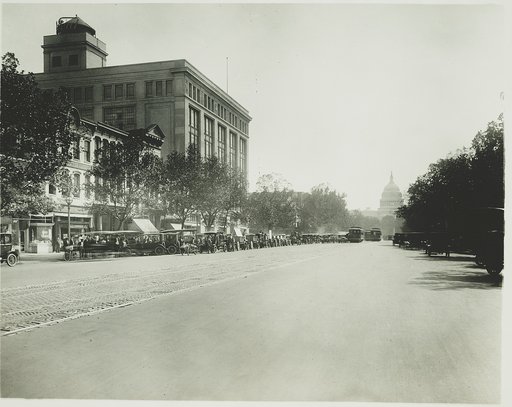 Pennsylvania Avenue, Washington, D.C., looking toward the U.S. Capitol