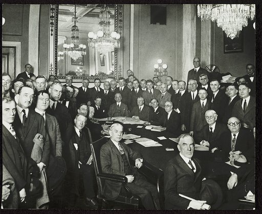 Group portrait of members of Congress