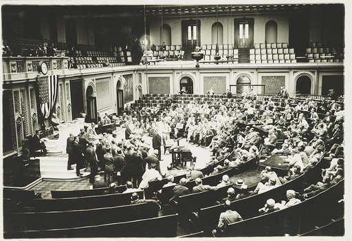 Ex-senator Cornelius Cole of Cal. addressing the House of Representatives today